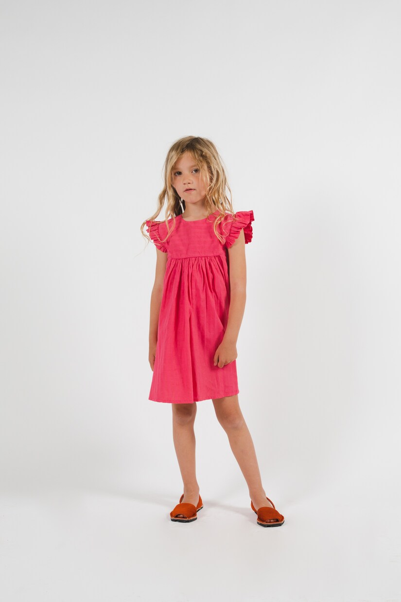 Umu ruffled cotton and linen dress | Morley