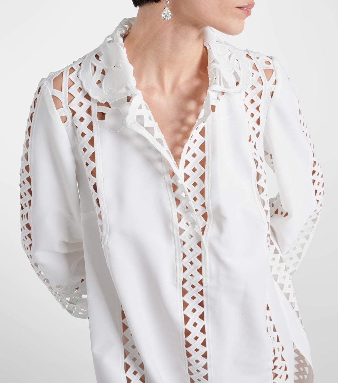 Tunique en guipure | Oscar de la Renta