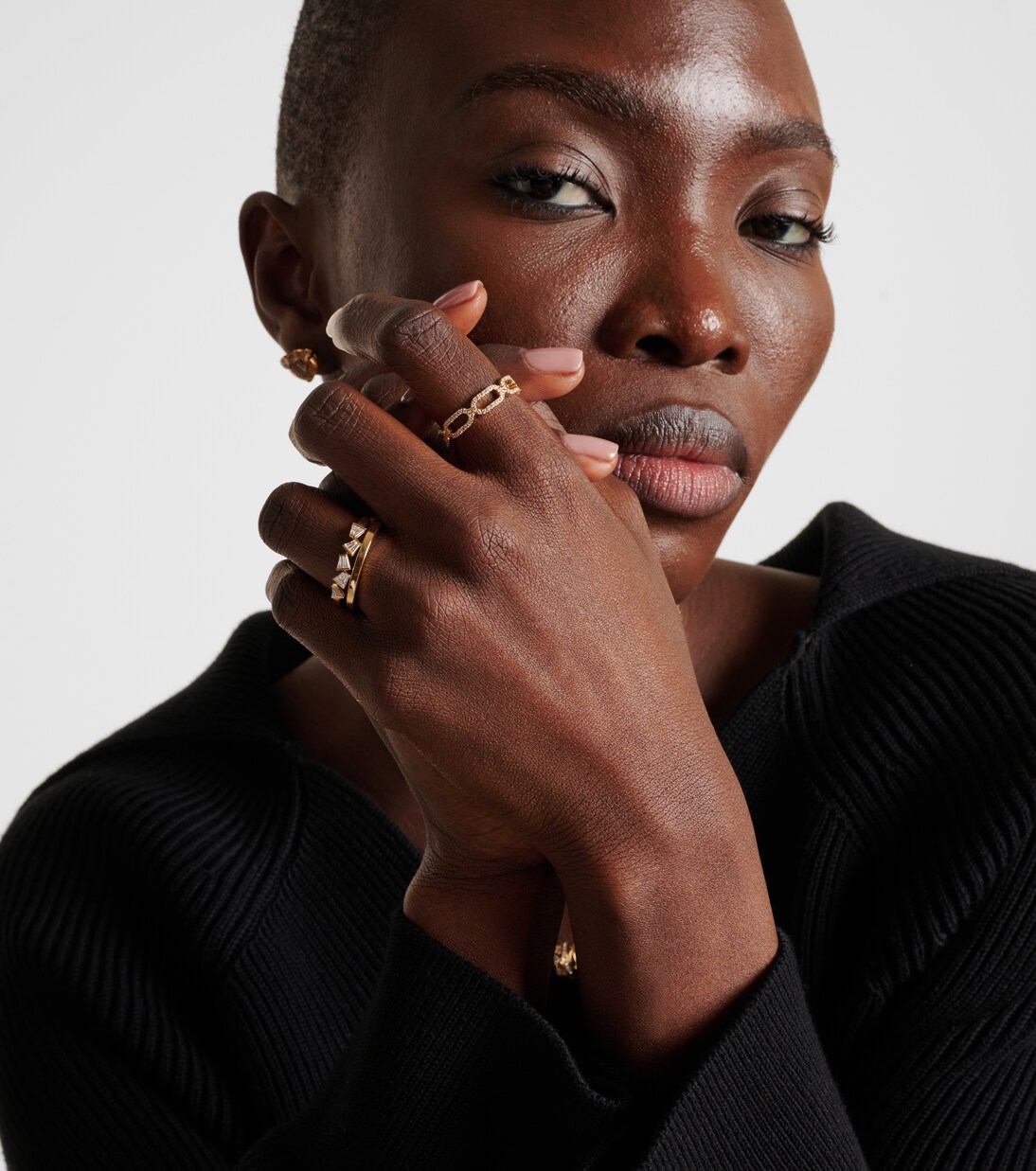 Anillo Link de oro de 18 ct con diamantes | Bucherer Fine Jewellery