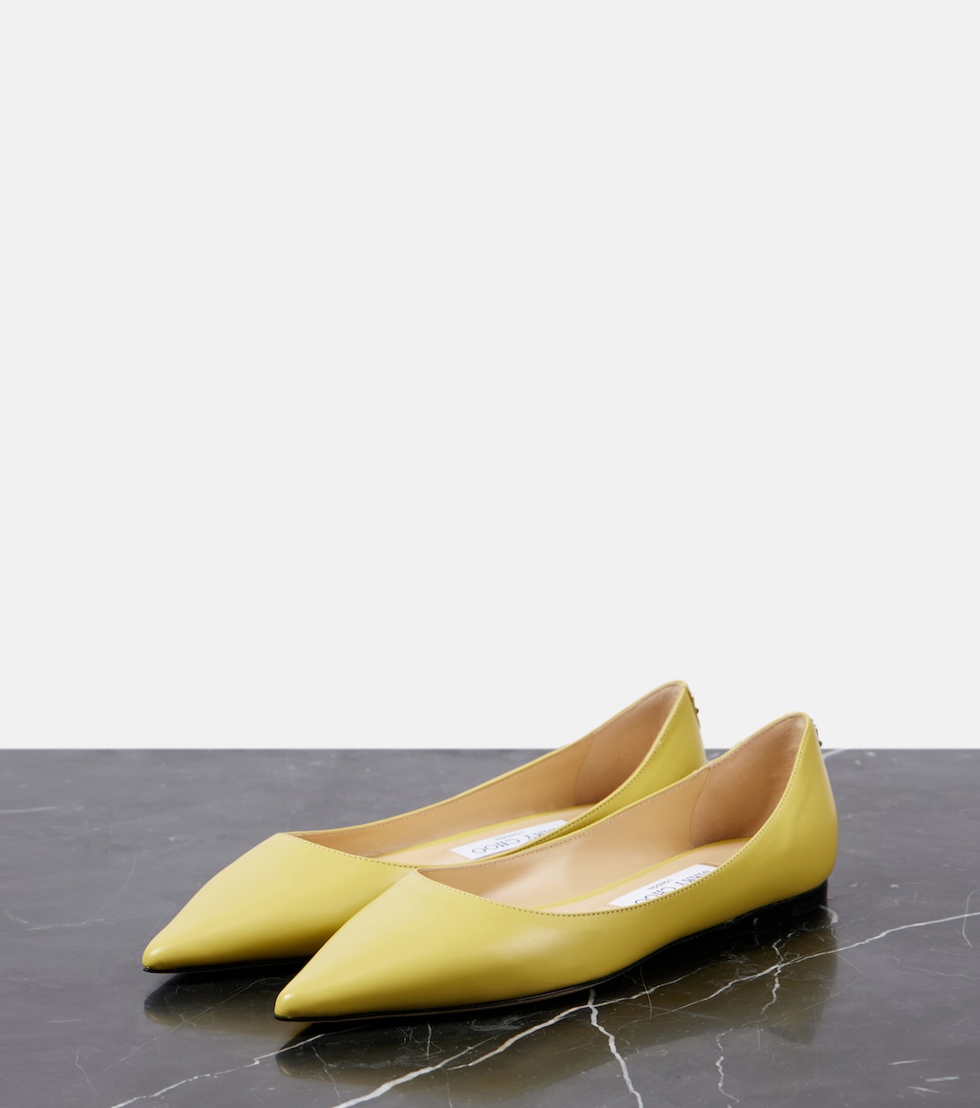 Love leather ballet flats | Jimmy Choo