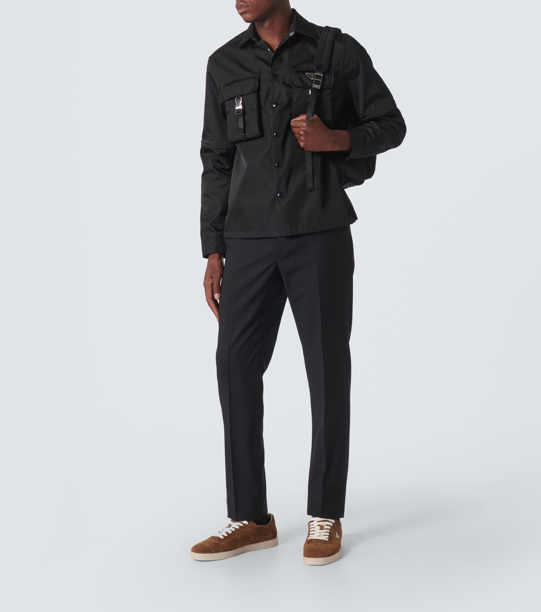 Lane suede sneakers | Prada