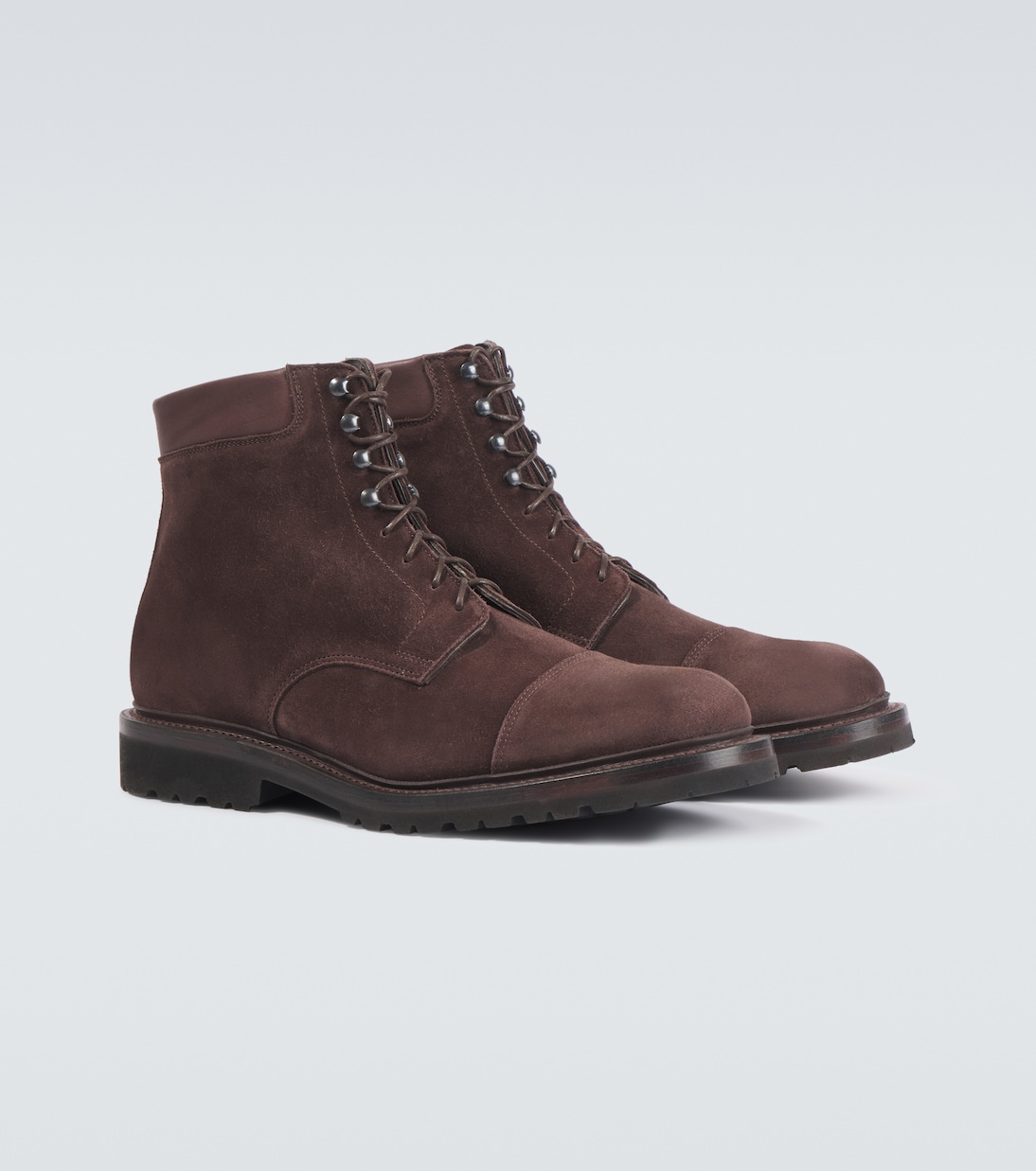 Taron II suede lace-up boots | George Cleverley
