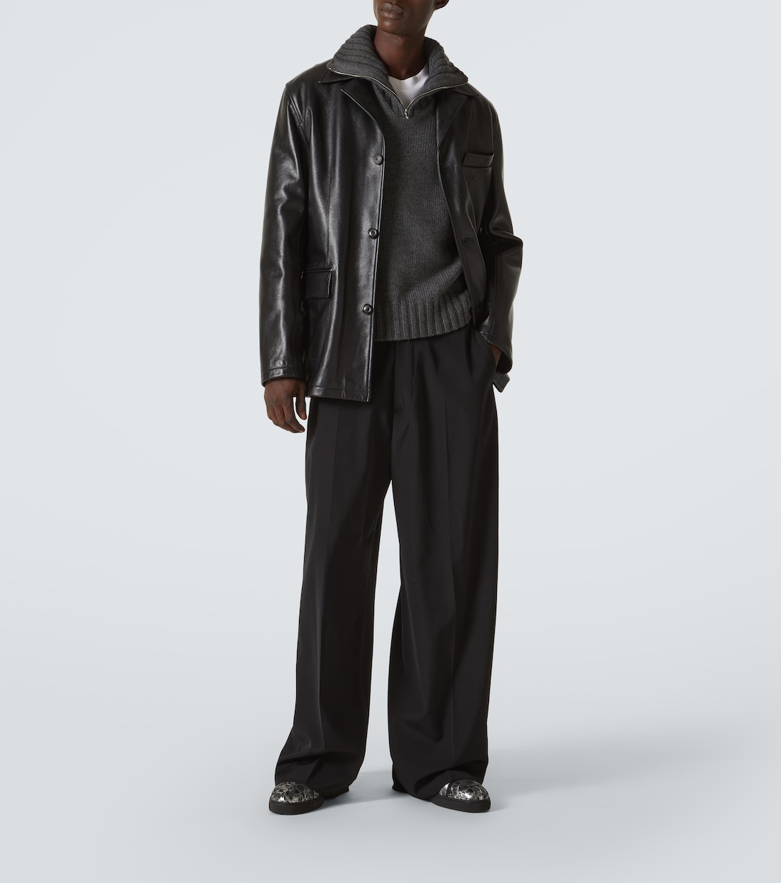 Baskets Louis imprimées en cuir | Christian Louboutin