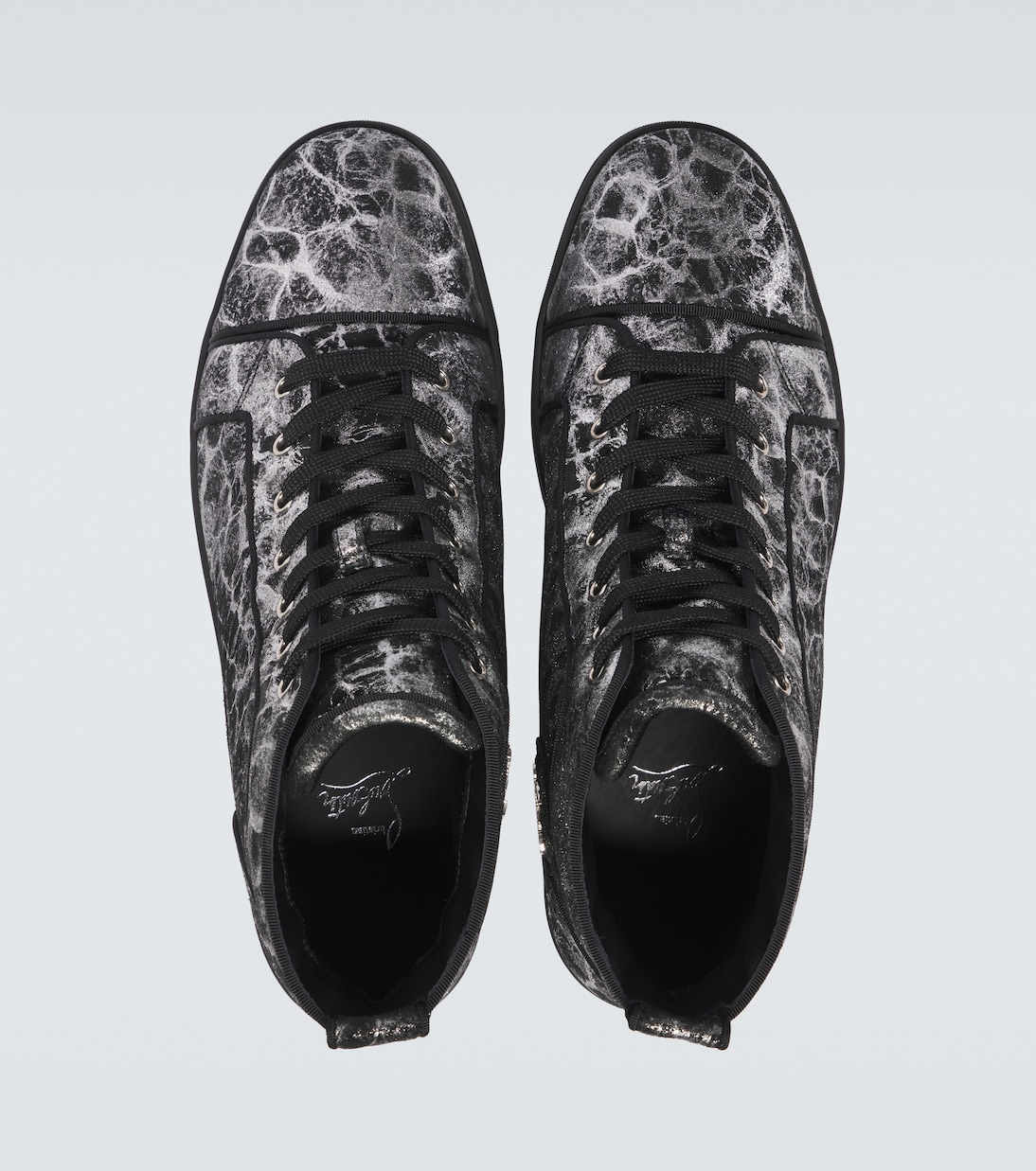 Baskets Louis imprimées en cuir | Christian Louboutin