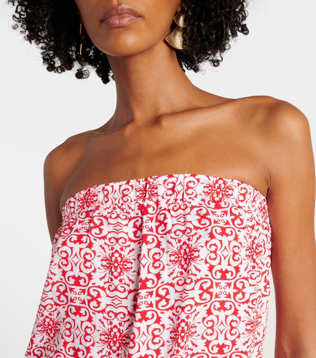 Mono Naomi de algodón floral | Melissa Odabash