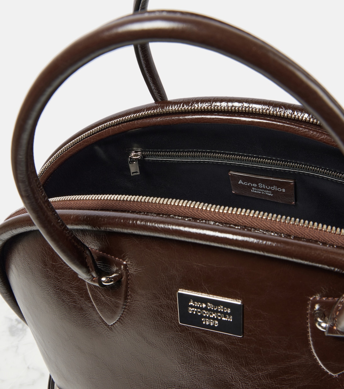 Cabas Bowlina en cuir | Acne Studios