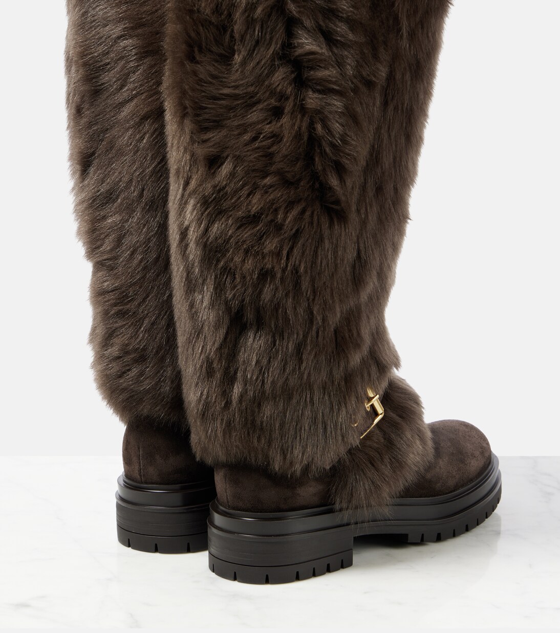 Schneestiefel Maverick aus Shearling | Gianvito Rossi