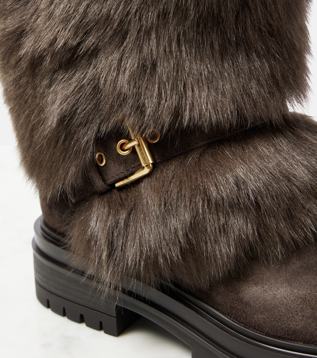 Schneestiefel Maverick aus Shearling | Gianvito Rossi