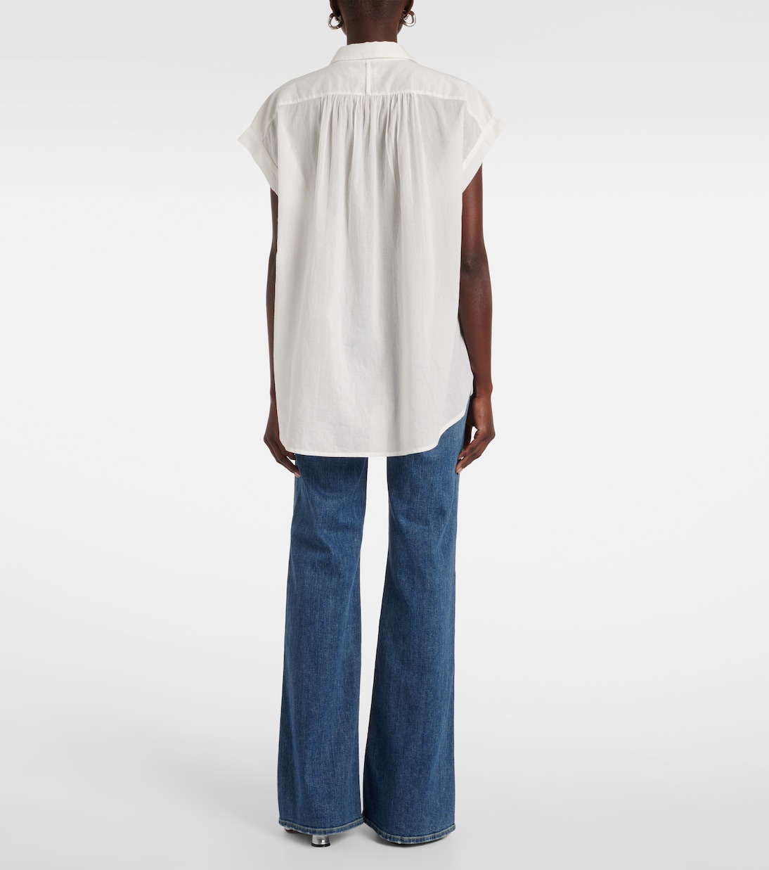 Normandy shirred cotton blouse | Nili Lotan