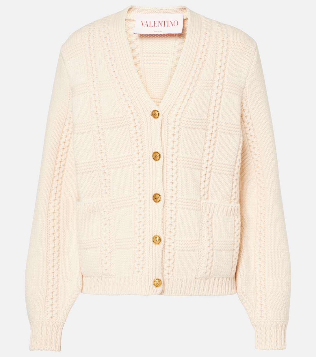 Virgin wool cardigan  | Valentino