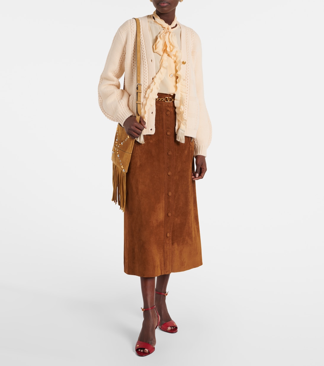 Virgin wool cardigan  | Valentino