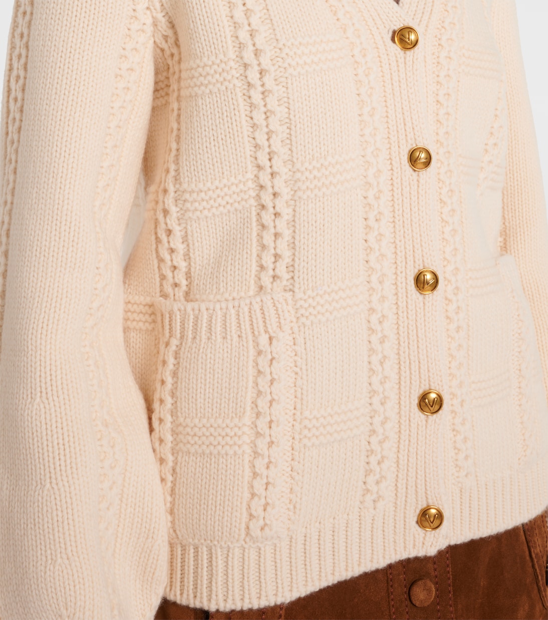 Virgin wool cardigan  | Valentino