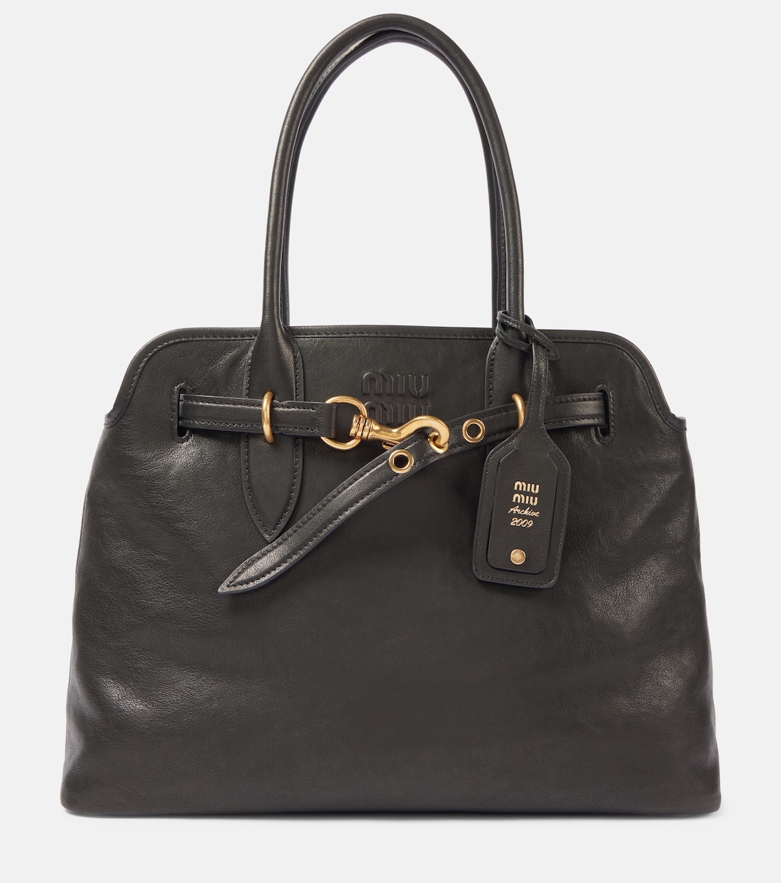 Sac Aventure Large en cuir | Miu Miu