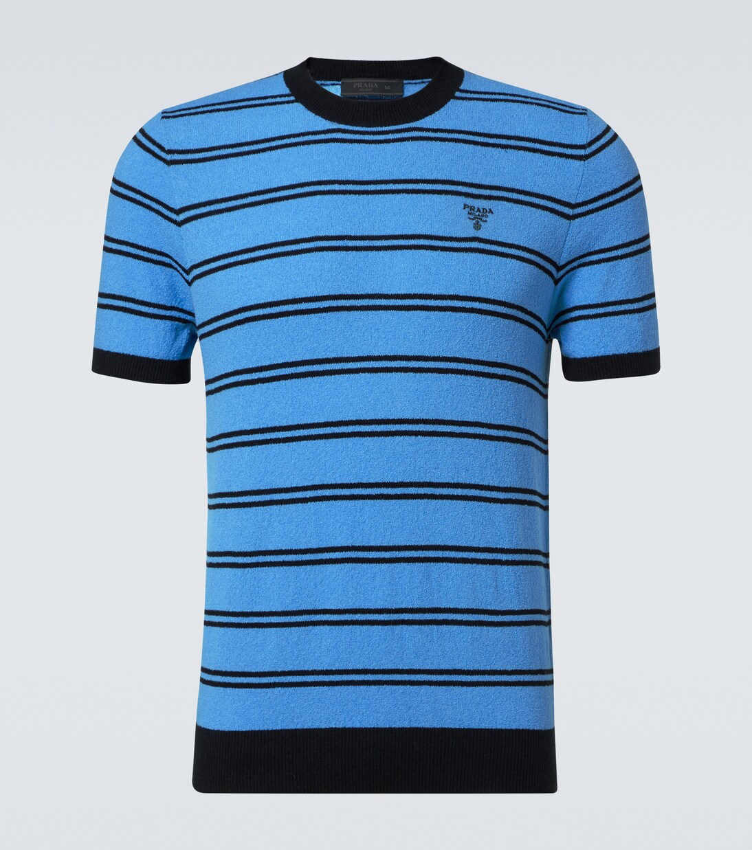 Striped cotton and silk shirt | Prada