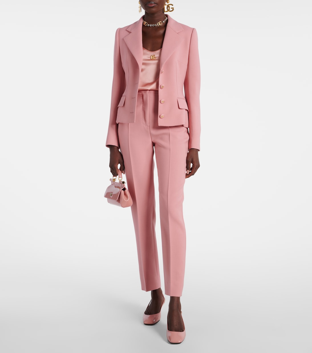 Virgin wool slim pants | Dolce&Gabbana