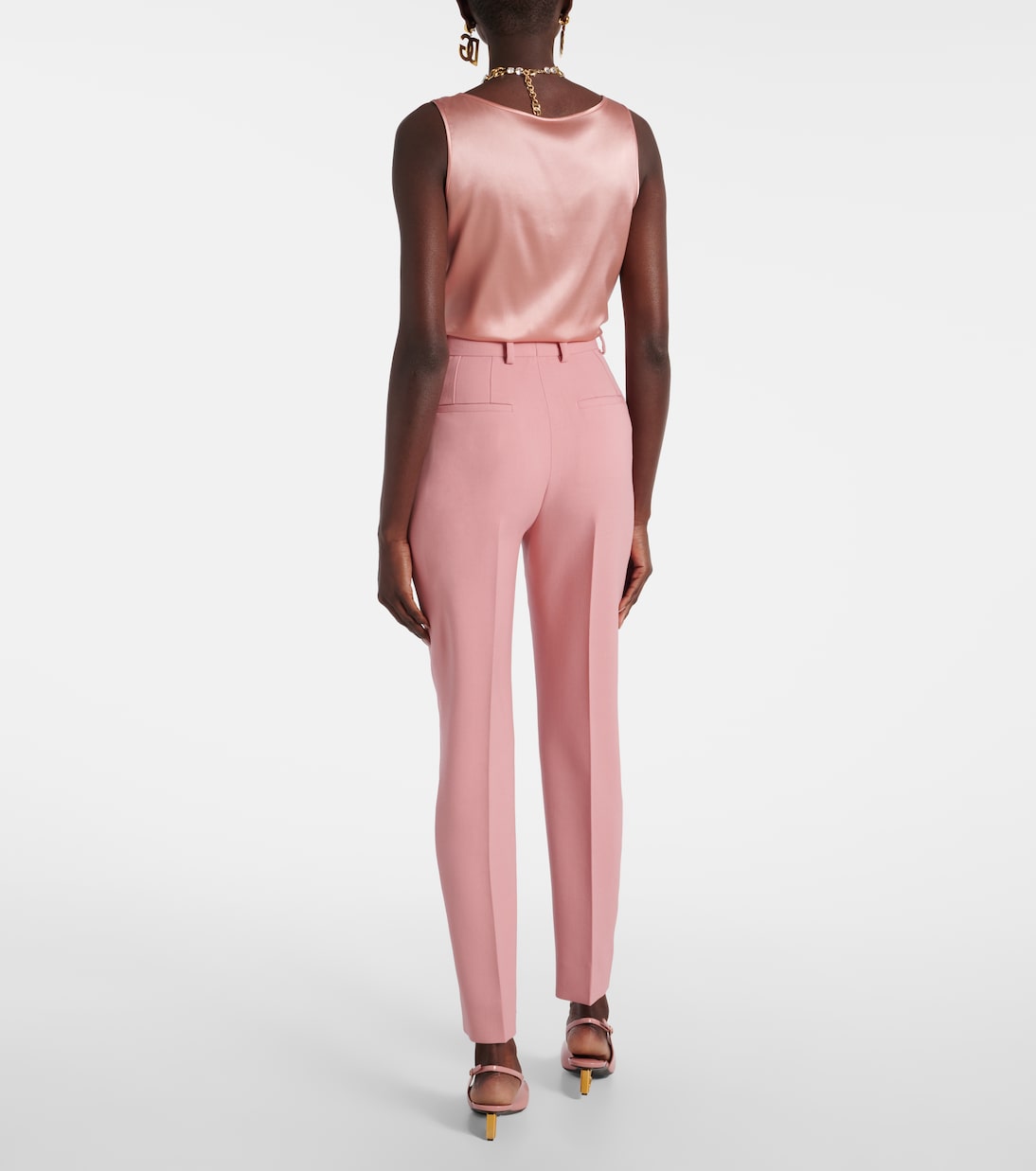 Virgin wool slim pants | Dolce&Gabbana