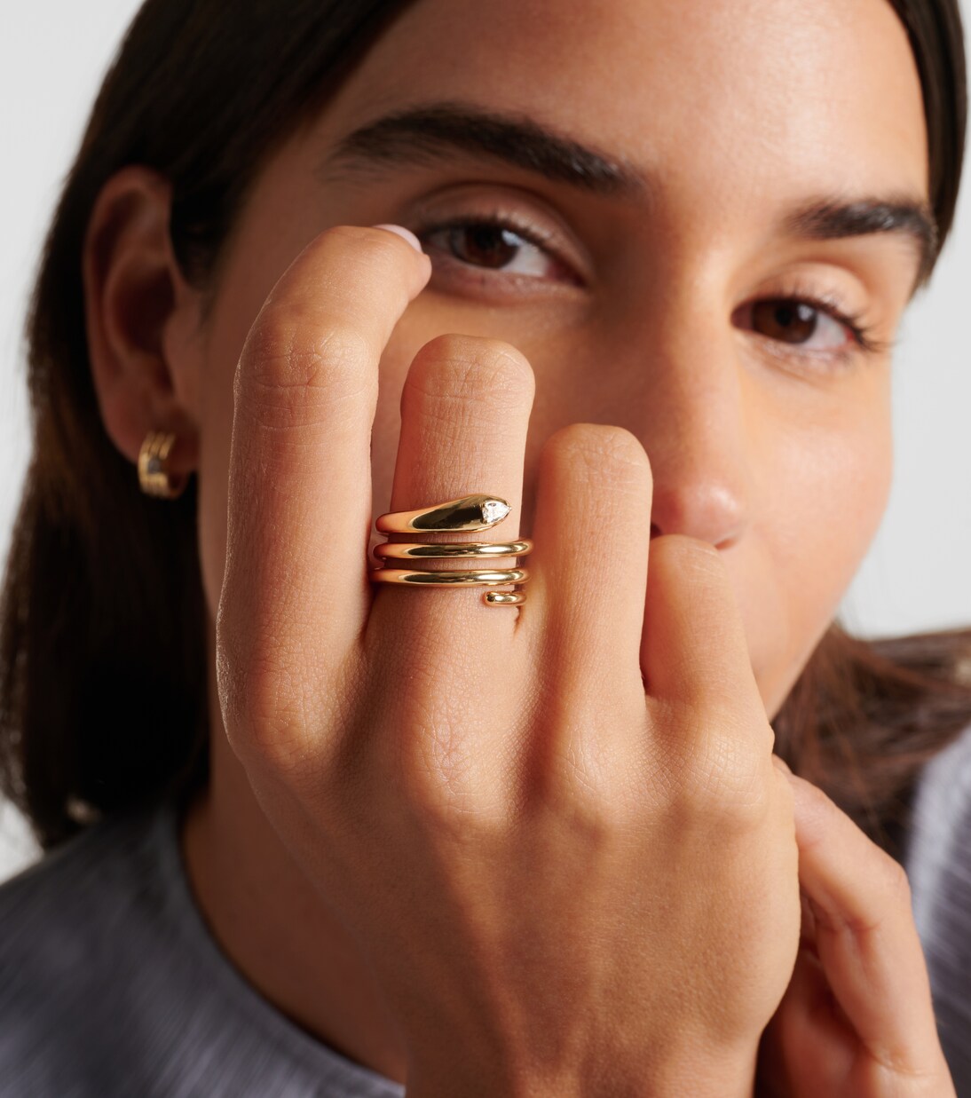 14kt gold ring with diamond | Stone and Strand