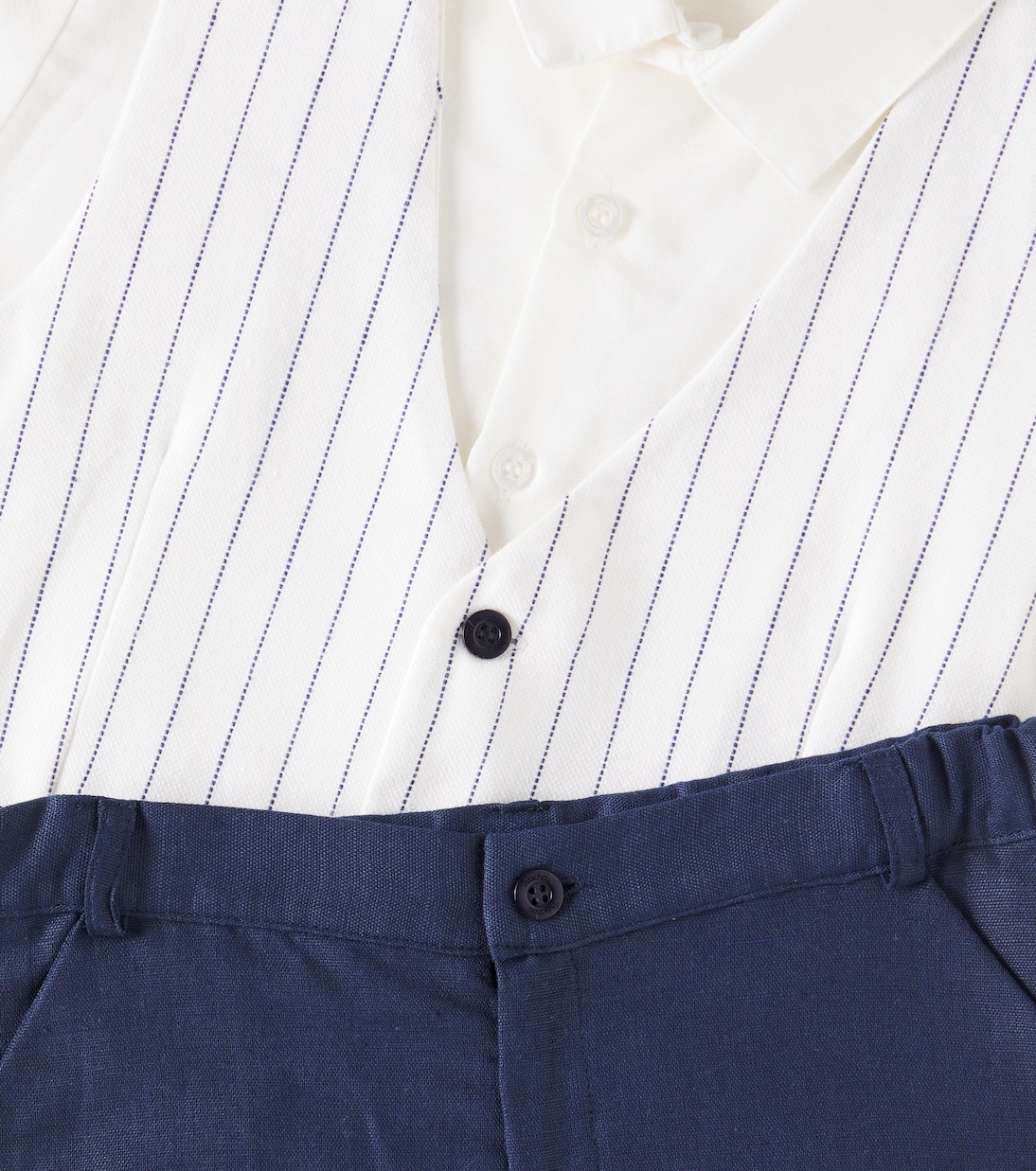 Linen and cotton shirt and shorts set | Patachou