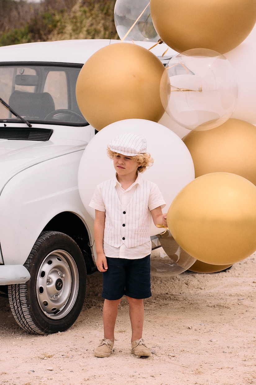 Linen and cotton shirt and shorts set | Patachou