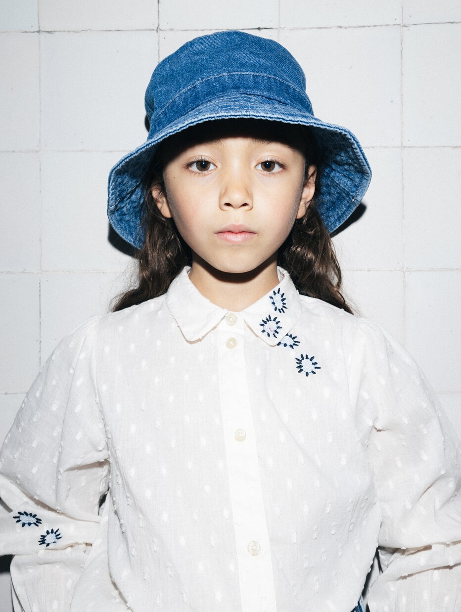 Besticktes Bluse aus Baumwolle | Scotch & Soda Kids