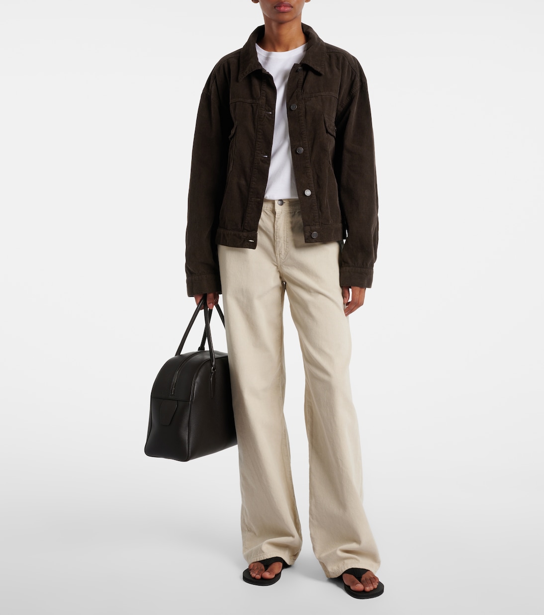 Ness cotton corduroy jacket | The Row