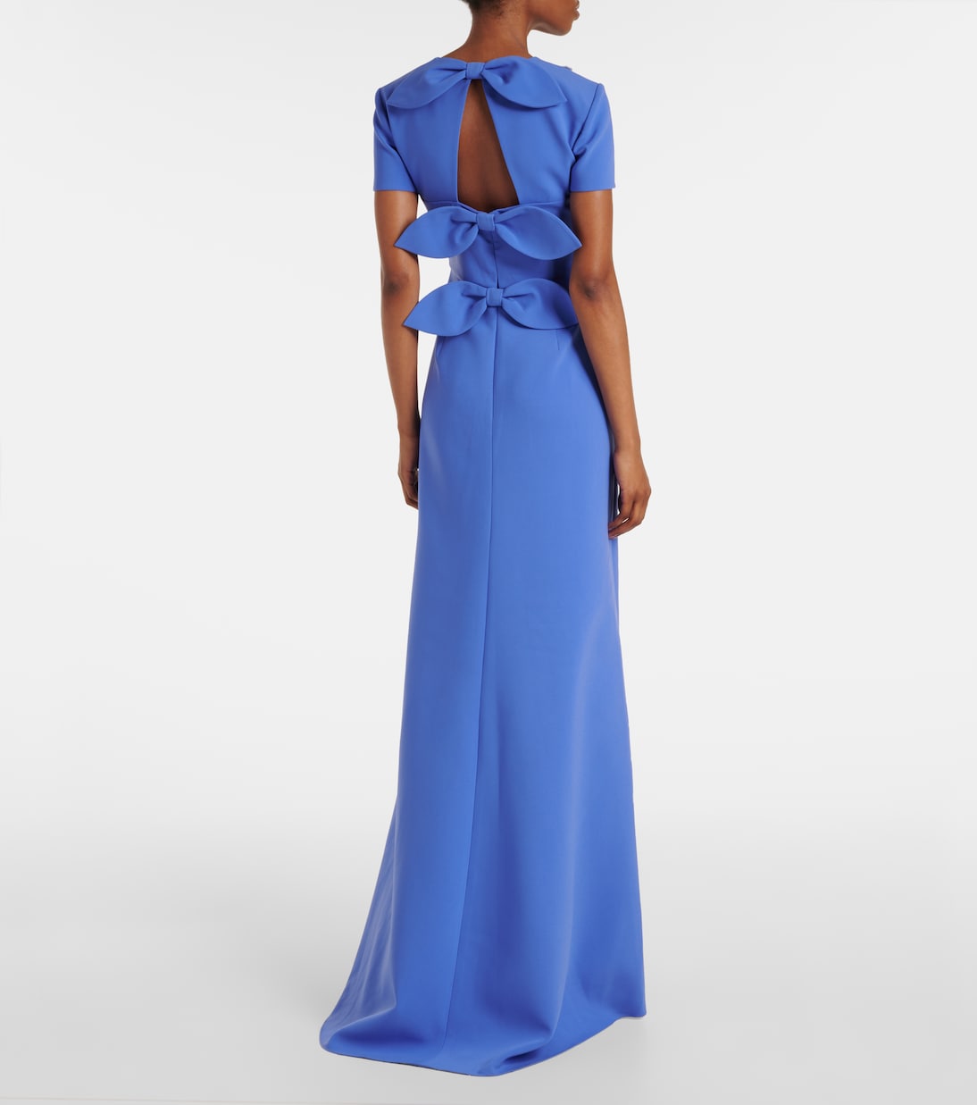 Bestickte Robe aus Crêpe | Carolina Herrera