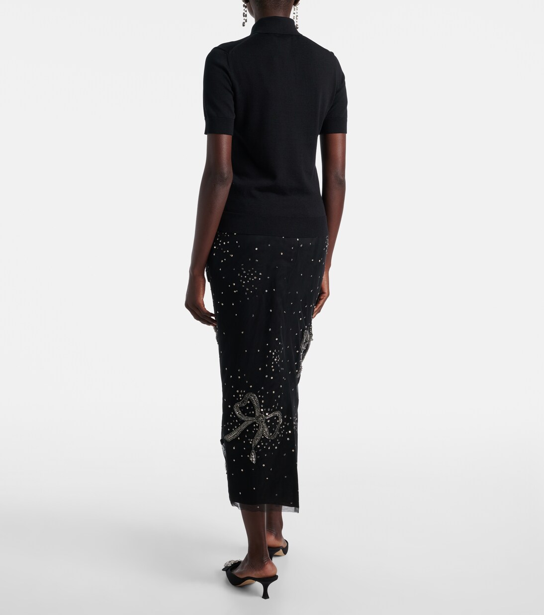 Polohemd aus Seide und Baumwolle | Carolina Herrera