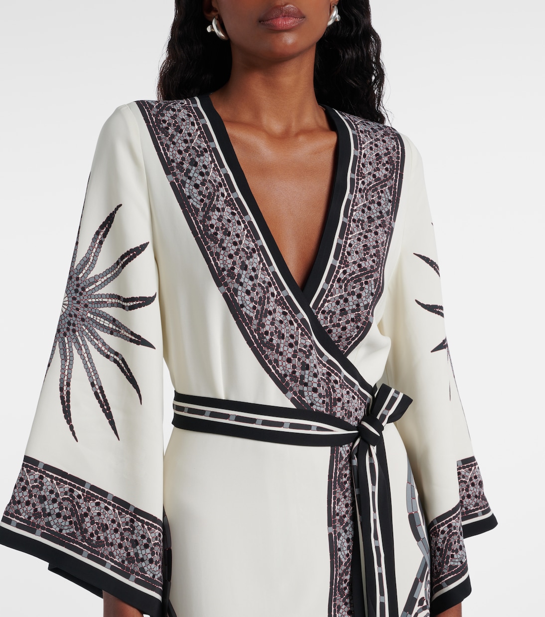 Bedrucktes Wickelkleid | La DoubleJ