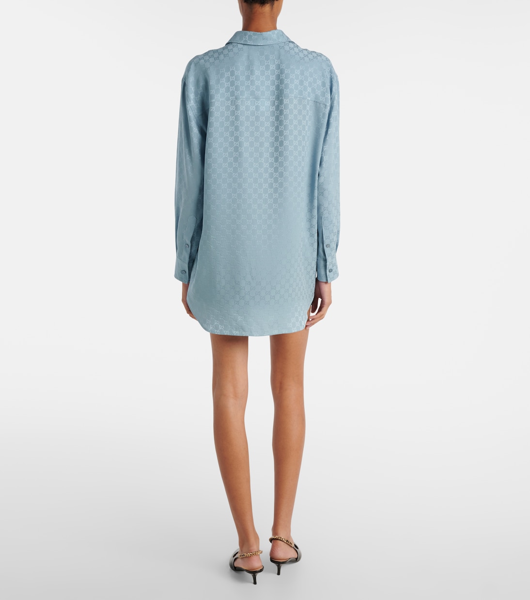 Hemd GG aus Seide | Gucci