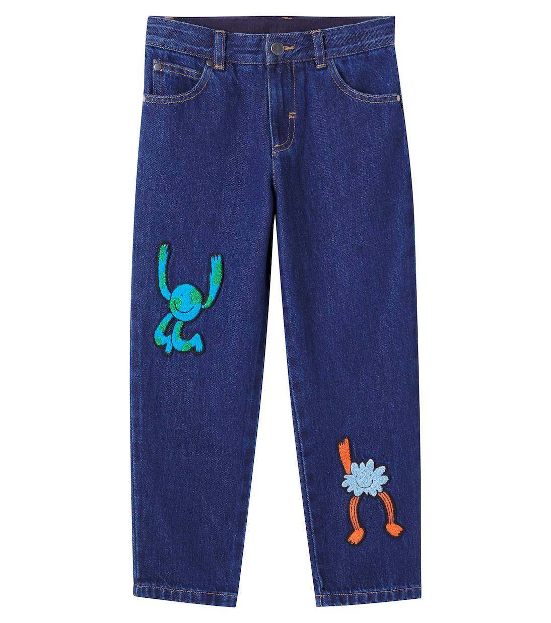 Jeans regular con ricamo  | Stella McCartney Kids