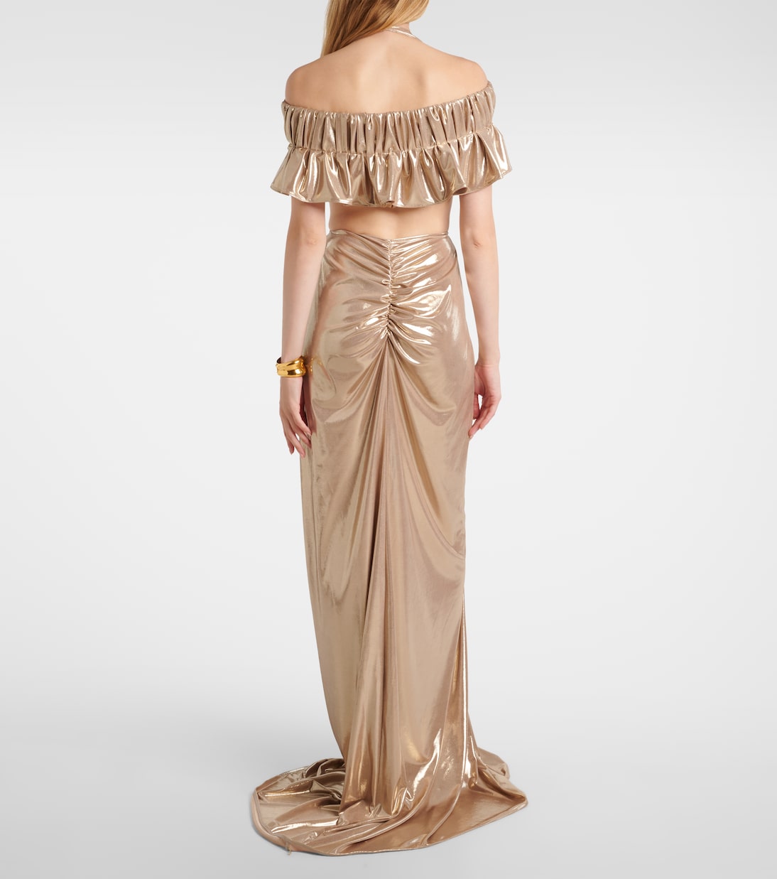 Latitude gathered ruffled gown | Maticevski