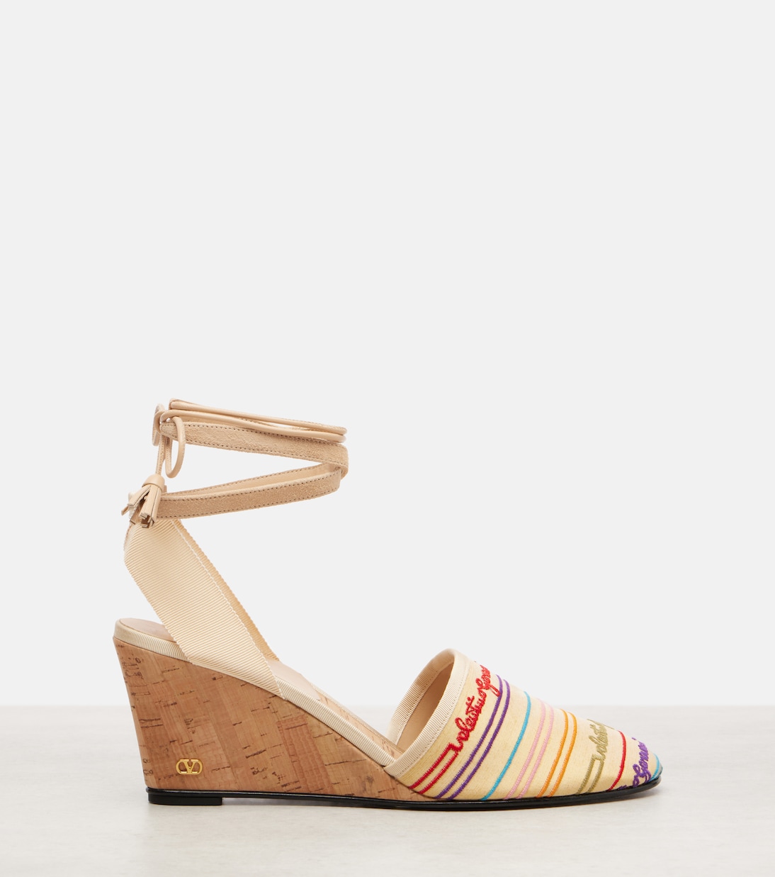La Cruisette 75 espadrille wedges | Valentino Garavani