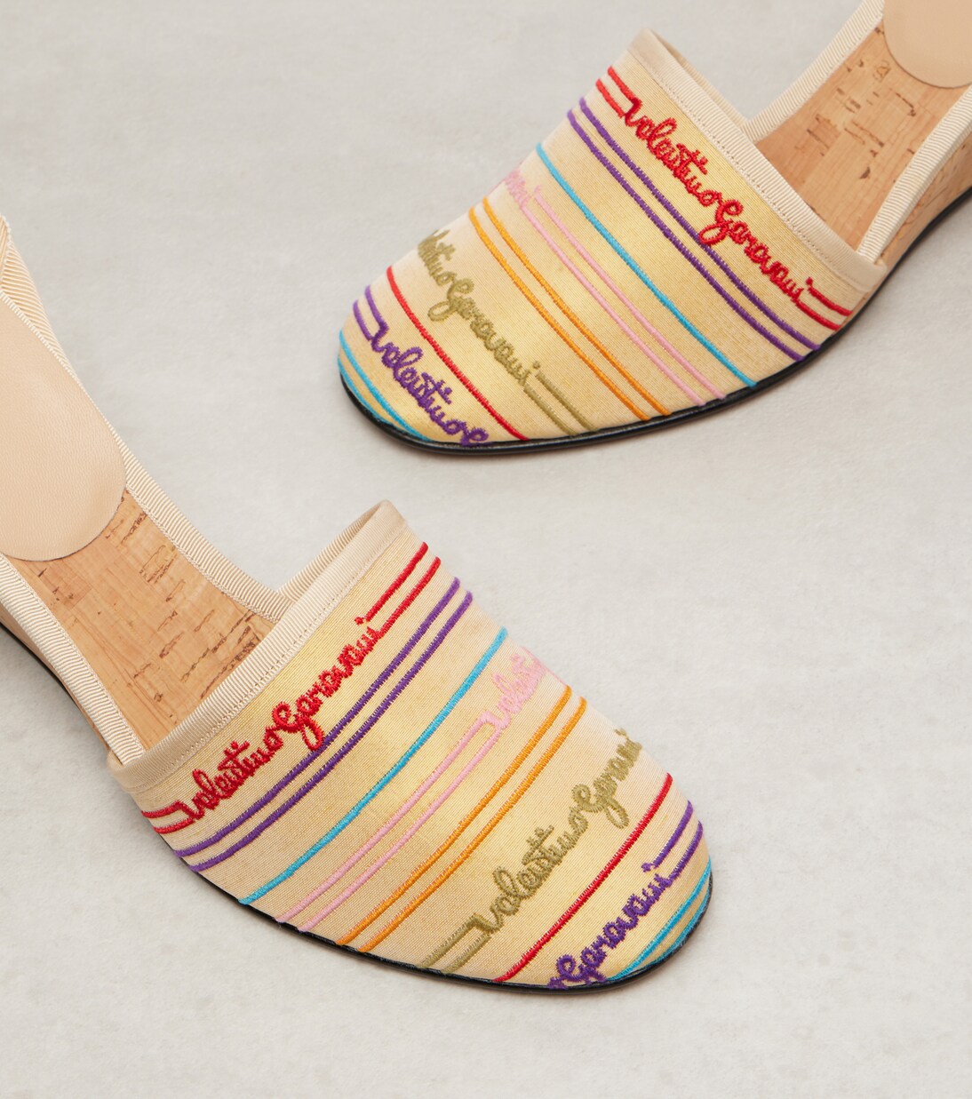 La Cruisette 75 espadrille wedges | Valentino Garavani