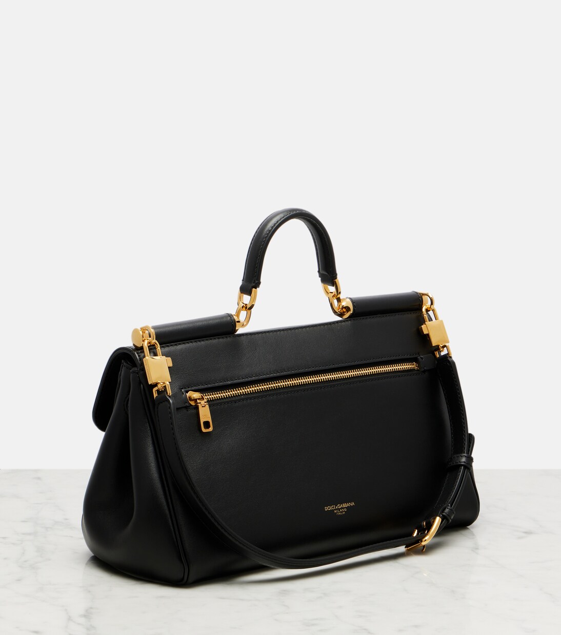 Tote Bag My Sicily Medium aus Leder | Dolce&Gabbana