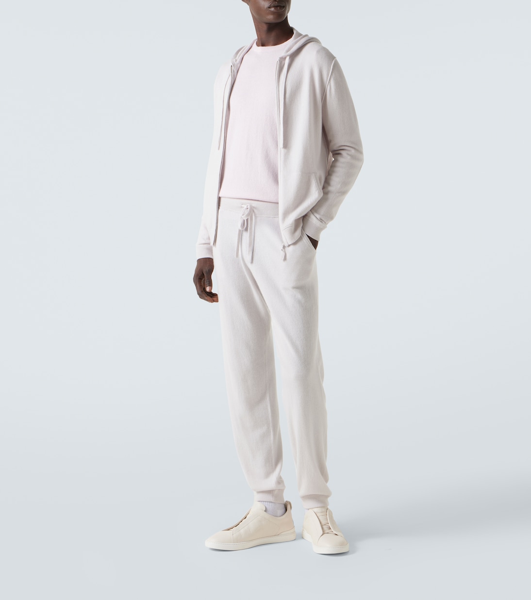 Wool and cashmere sweatpants | Allude