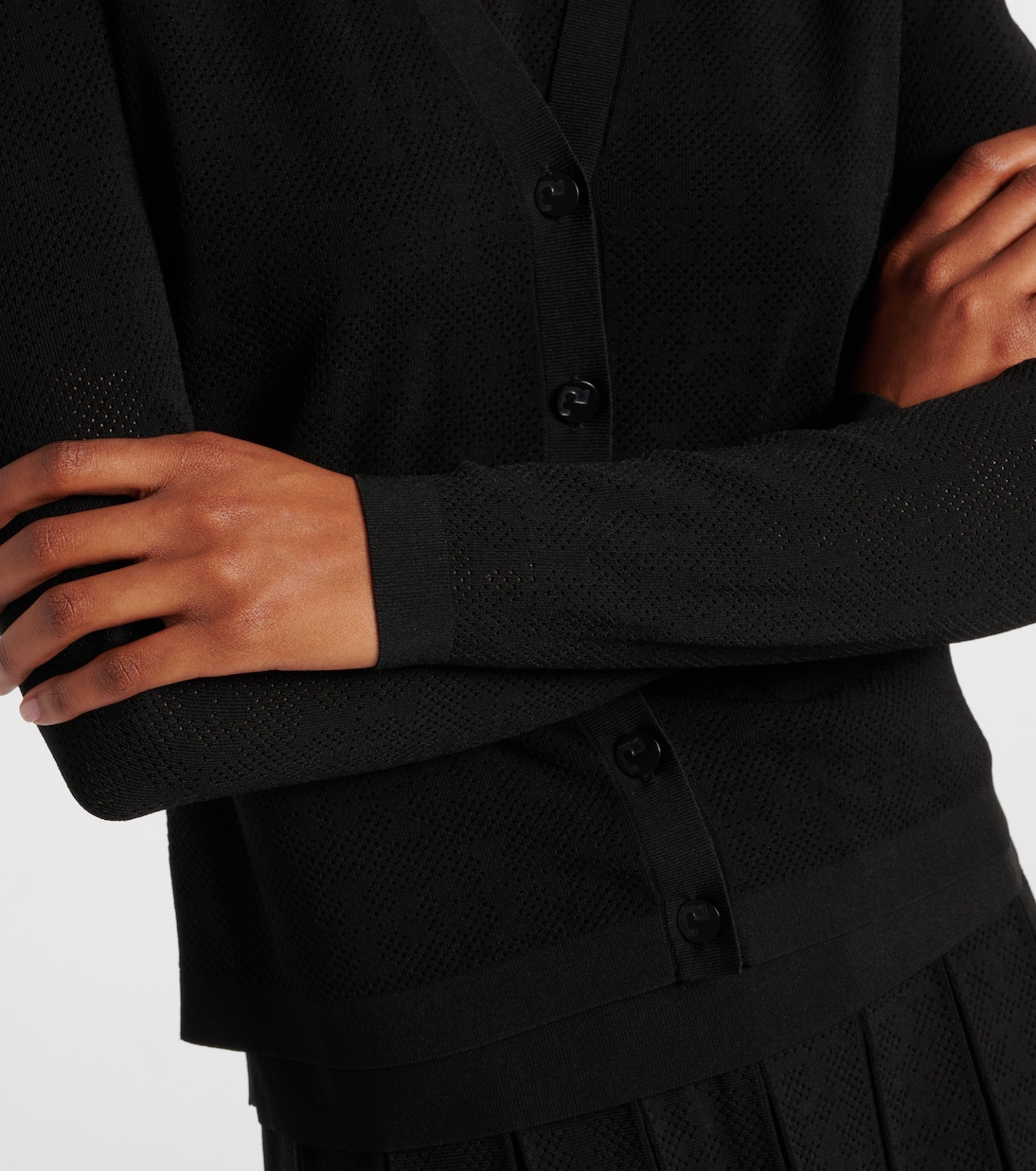 Cardigan T Monogram aus Jacquard | Tory Burch