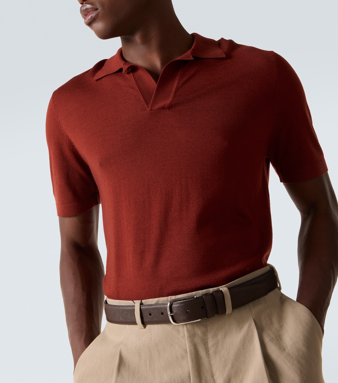 Polohemd aus Kaschmir und Seide | Gabriela Hearst