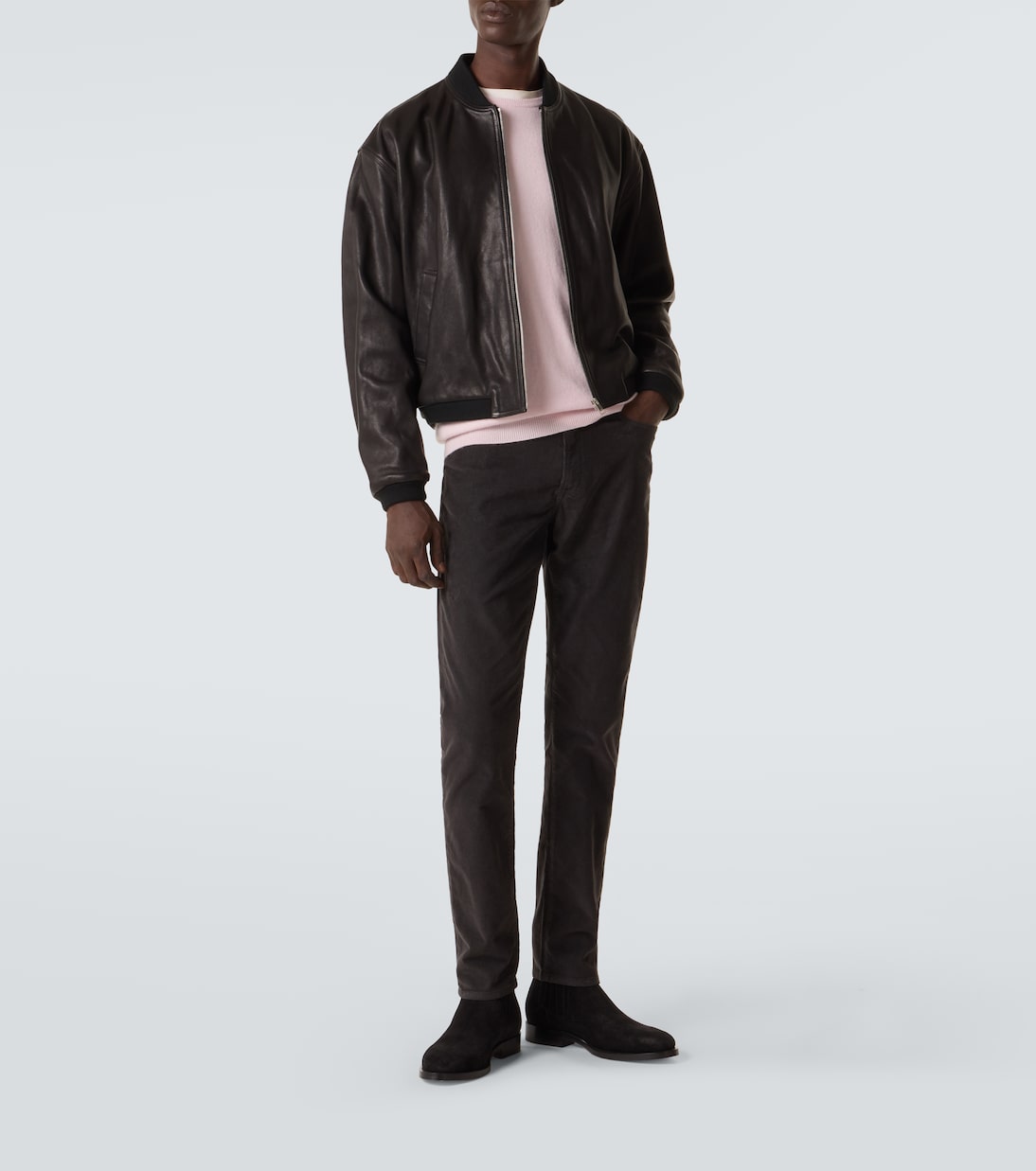 Hose L'Homme Slim aus Baumwoll-Cord | Frame