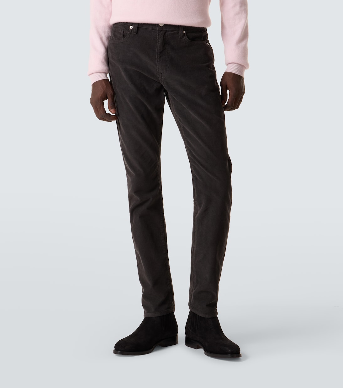 Hose L'Homme Slim aus Baumwoll-Cord | Frame