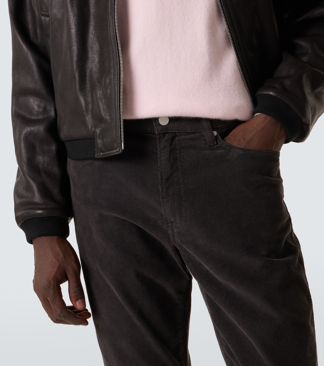 Hose L'Homme Slim aus Baumwoll-Cord | Frame