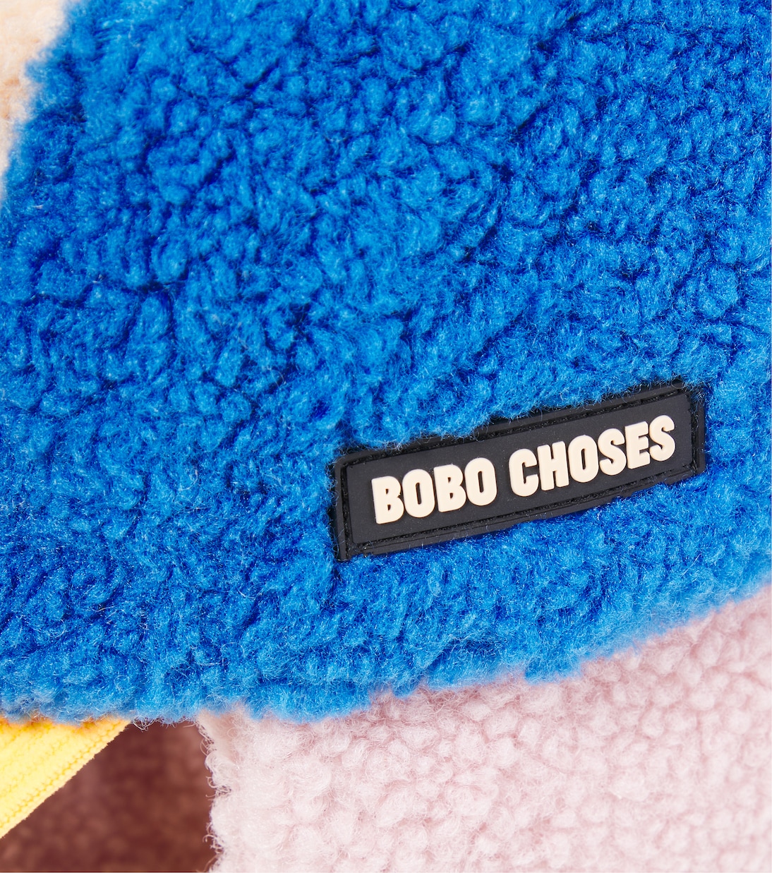 Baby colorblocked teddy hat | Bobo Choses