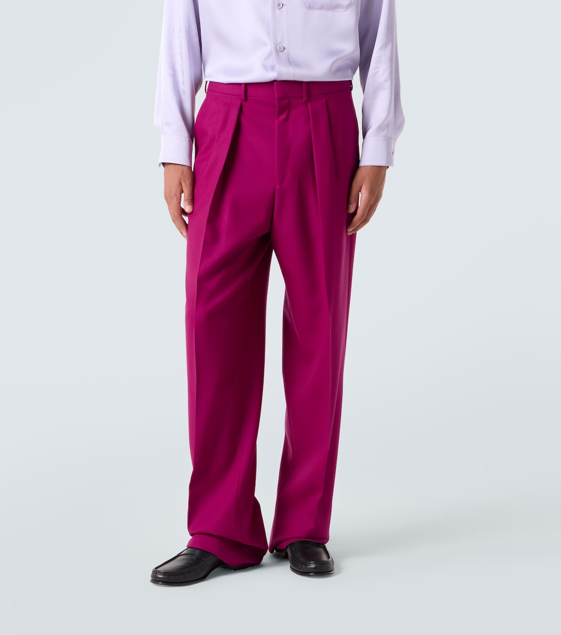 Wool twill suit pants | Tom Ford