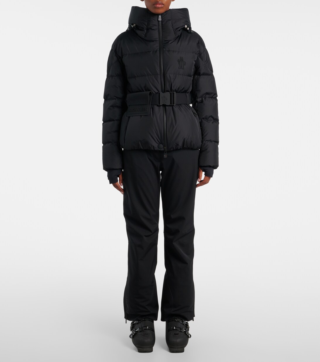 Belted flared ski pants | Moncler Grenoble