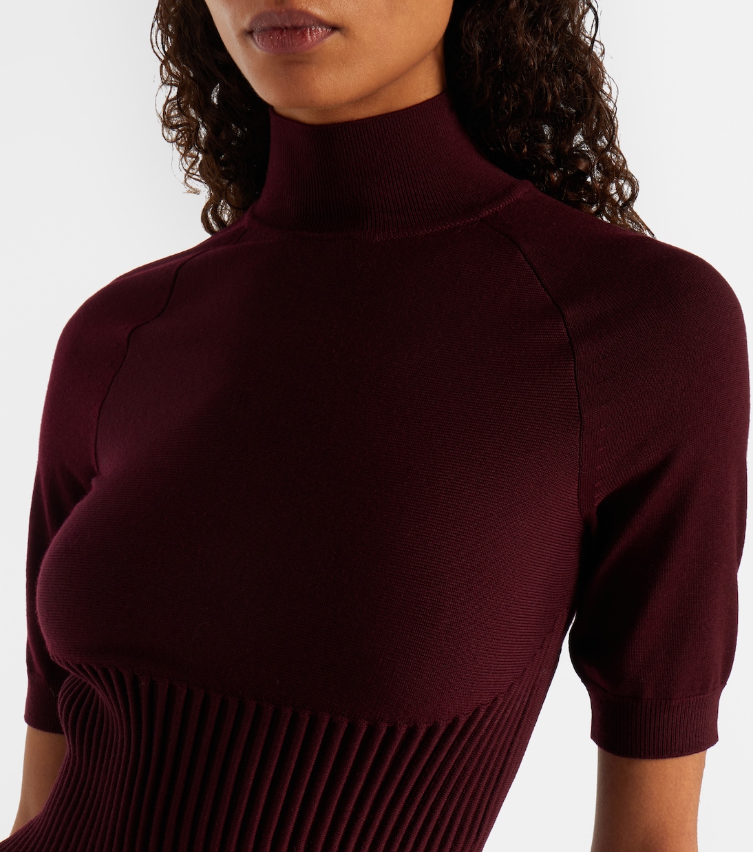 Ribbed-knit wool-blend top | Alaïa