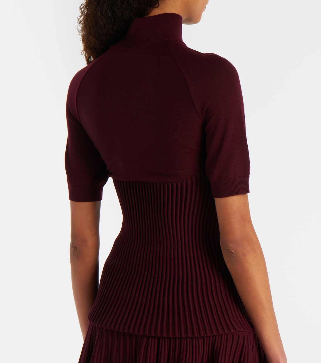 Ribbed-knit wool-blend top | Alaïa