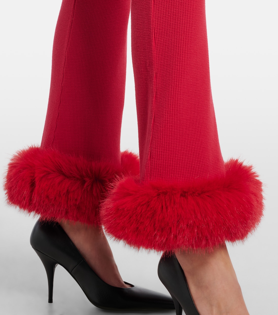 Pantalon capri à taille basse en coton | Balenciaga