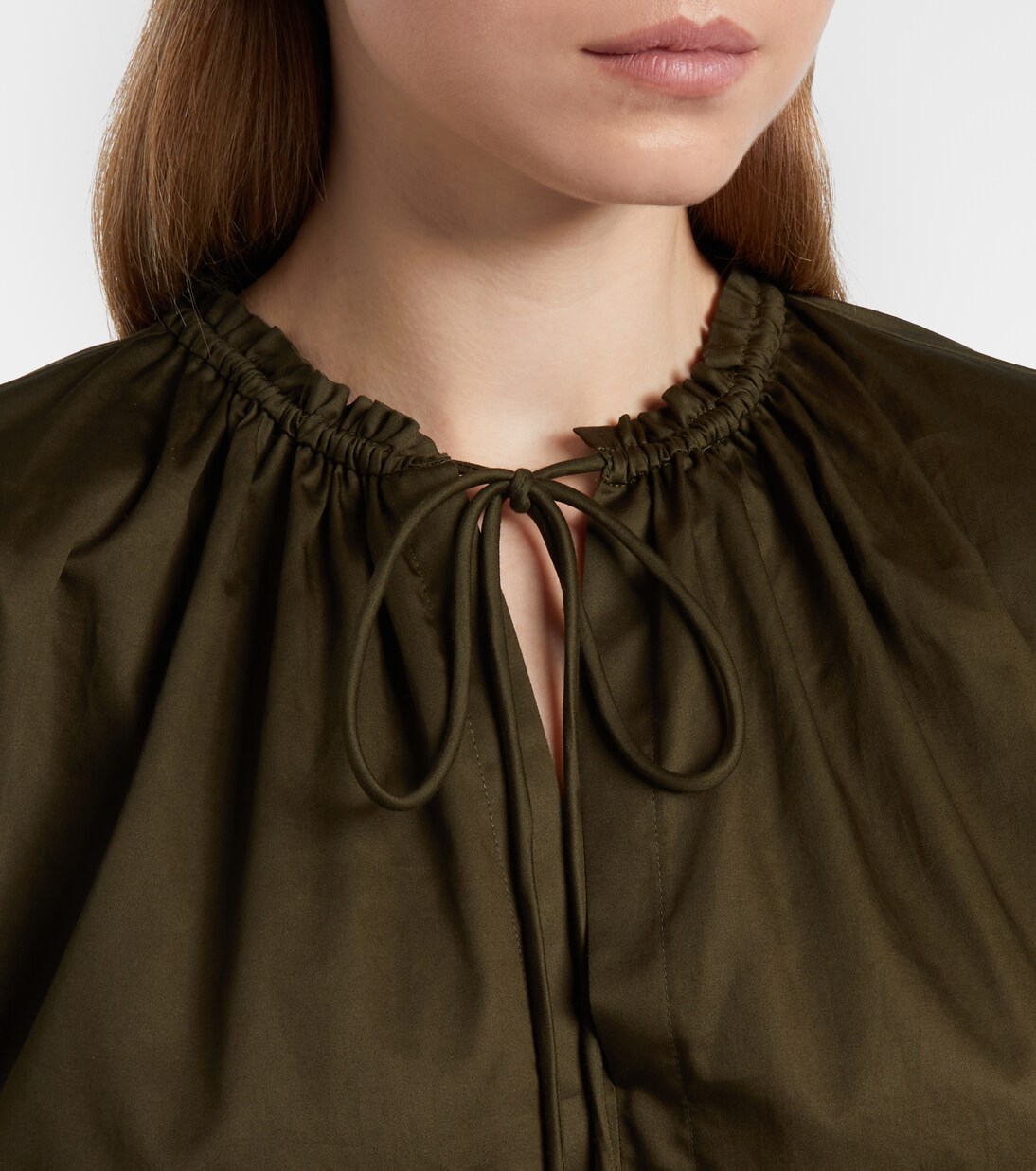 Nador cotton poplin blouse  | Joseph