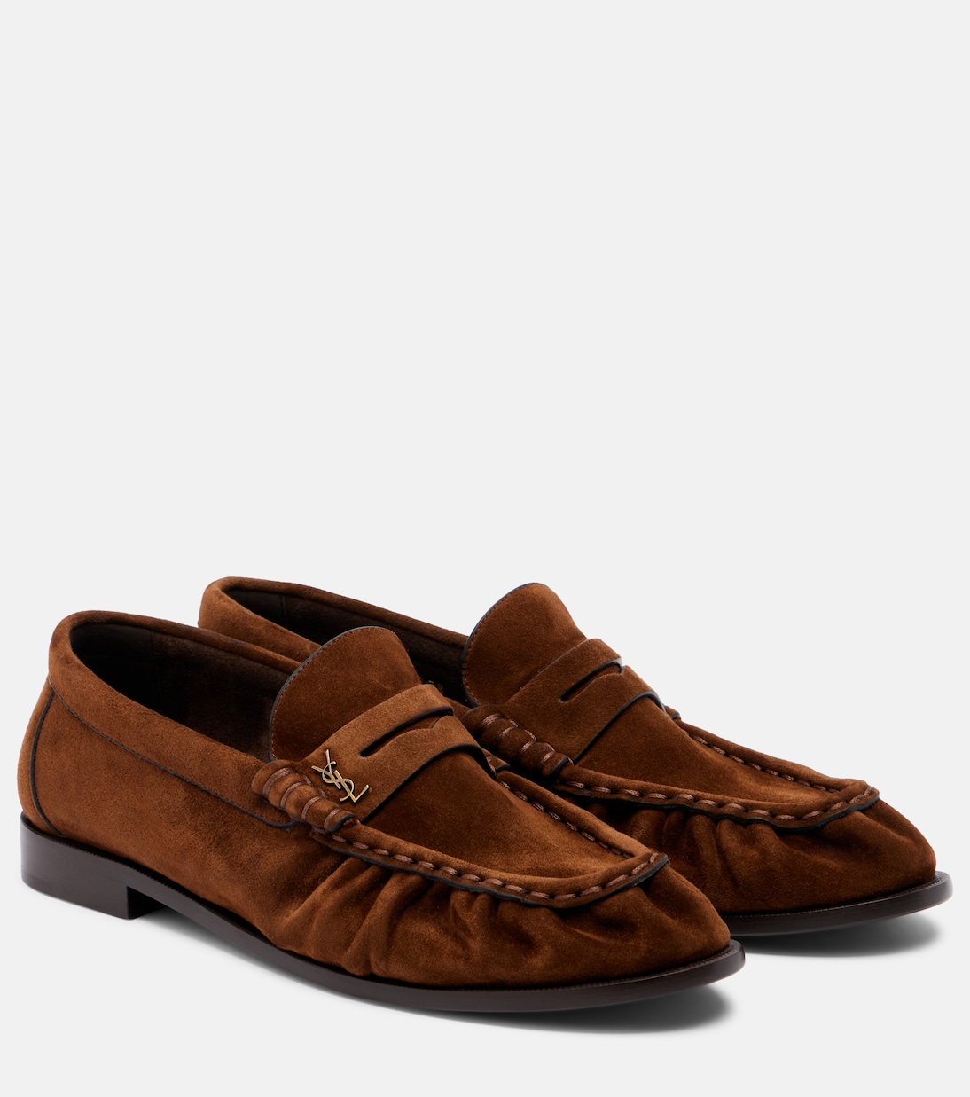 Le Loafer suede penny loafers | Saint Laurent