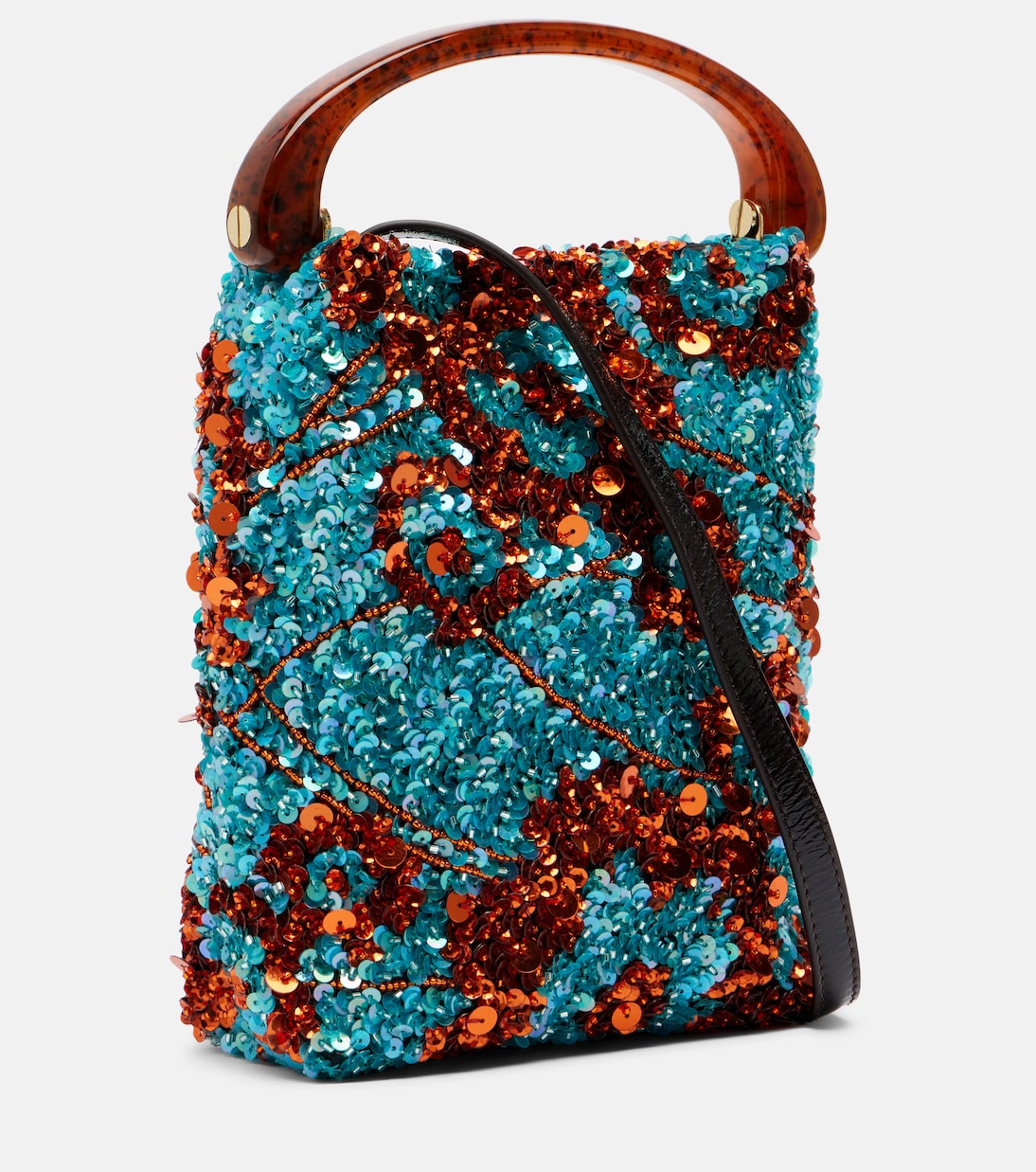 Henkeltasche Crisp Small mit Pailletten | Dries Van Noten