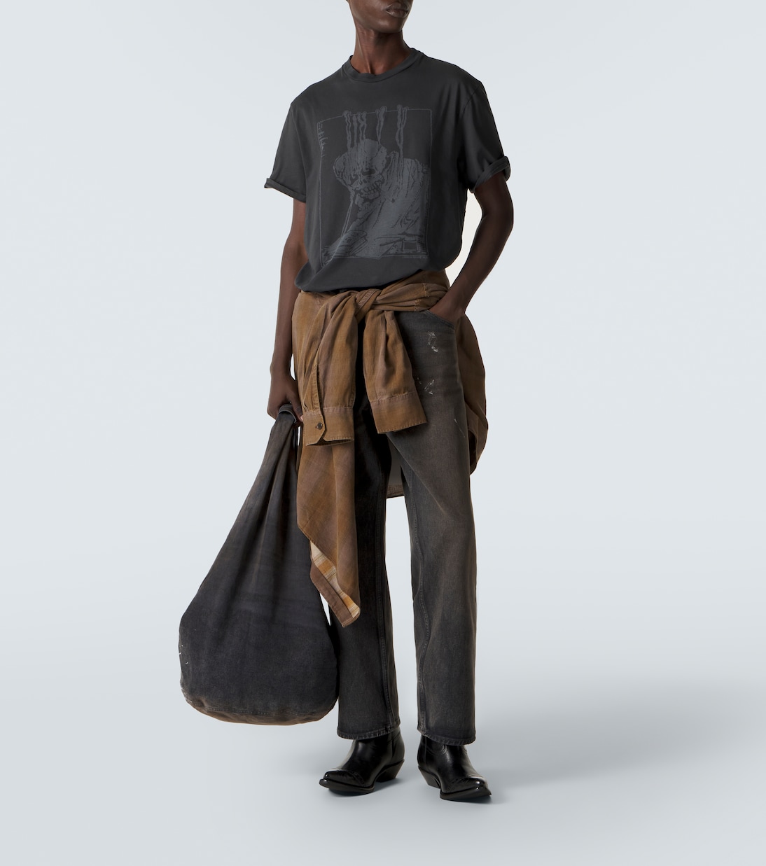 Box printed cotton jersey T-shirt | Our Legacy